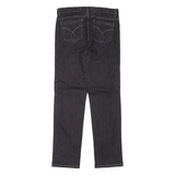 CALVIN KLEIN JEANS Womens Jeans Black Regular Straight W30 L30
