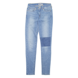 LEVI'S Womens Jeans Blue Regular Skinny Stone Wash W27 L32