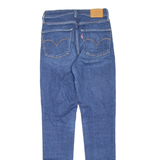 LEVI'S 721 High Rise Womens Jeans Blue Regular Skinny W26 L30