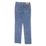 LEVI'S Slimming Womens Jeans Blue Regular Straight W26 L28