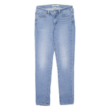 LEVI'S 711 Womens Jeans Blue Regular Skinny Stone Wash W28 L30