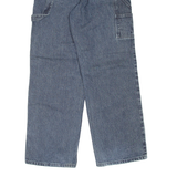 ONE BY ONE Womens Jeans Blue Regular Straight W27 L29