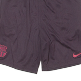 NIKE FC Barcelona Training Boys Sports Shorts Maroon L W22