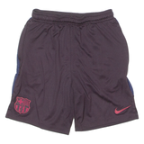 NIKE FC Barcelona Training Boys Sports Shorts Maroon L W22