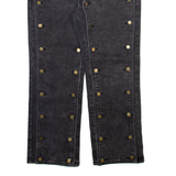 FALMER HERITAGE Womens Jeans Grey Relaxed Straight Stone Wash W32 L28