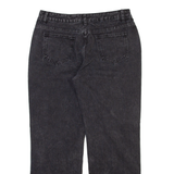 FALMER HERITAGE Womens Jeans Grey Relaxed Straight Stone Wash W32 L28