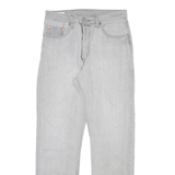 LEVI'S 501 BIG E Womens Jeans Grey Slim Straight W29 L30
