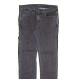 LEVI'S Line 8 Mens Jeans Grey Slim Straight Stone Wash W32 L34