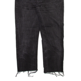 BIG STAR Womens Jeans Grey Relaxed Straight Stone Wash W26 L24