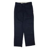DICKIES Mens Trousers Blue Regular Straight W30 L30