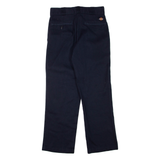 DICKIES Mens Trousers Blue Regular Straight W30 L30