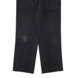 DICKIES Mens Trousers Black Regular Straight W32 L29