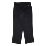 DICKIES Mens Trousers Black Regular Straight W32 L29