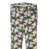 EDWIN Womens Trousers Green Regular Skinny W32 L27