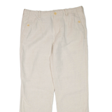 GAP Womens Trousers Beige Regular Straight Linen W34 L30