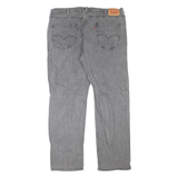 LEVI'S 559 Jeans Mens Grey Relaxed Straight W37 L32