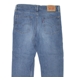 LEVI'S 513 Jeans Mens Blue Slim Straight Stone Wash W32 L25