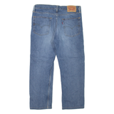 LEVI'S 513 Jeans Mens Blue Slim Straight Stone Wash W32 L25