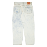 LEVI'S 550 Jeans Tie Dye Mens Blue Relaxed Tapered W30 L30