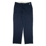 DICKIES Cargo Mens Trousers Blue Regular Straight W38 L33