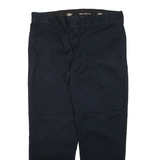 DICKIES Mens Trousers Blue Slim Tapered W34 L28