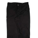 DICKIES Mens Trousers Black Relaxed Straight W38 L30