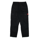DICKIES Cargo Womens Trousers Black Relaxed Straight W26 L27