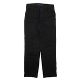 DICKIES Mens Trousers Black Regular Straight W28 L29