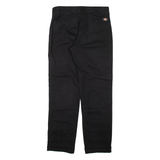 DICKIES Mens Trousers Black Regular Straight W28 L29