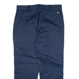 DICKIES Mens Trousers Blue Regular Straight W38 L29
