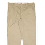 DICKIES 874 Workwear Mens Trousers Beige Relaxed Straight W42 L32