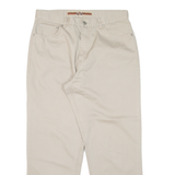 BLUE RIVER Mens Trousers Beige Relaxed Tapered W32 L28