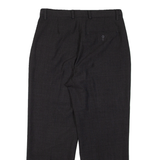 DAMART Womens Trousers Grey Regular Straight Wool W30 L25