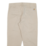 CARHARTT WIP Womens Trousers Beige Relaxed Tapered W32 L24