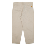 CARHARTT WIP Womens Trousers Beige Relaxed Tapered W32 L24