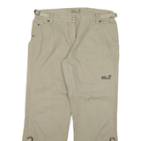 JACK WOLFSKIN Womens Trousers Beige Regular Straight W37 L29