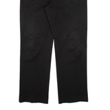 PIERRE CARDIN Mens Trousers Black Regular Straight W34 L30