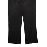 PIERRE CARDIN Mens Trousers Black Regular Straight W34 L30