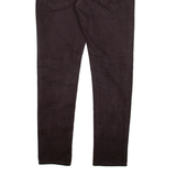 PEPE JEANS Mens Trousers Black Slim Tapered W34 L32