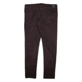 PEPE JEANS Mens Trousers Black Slim Tapered W34 L32