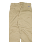 DICKIES Mens Trousers Beige Regular Straight W34 L32