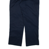 DICKIES Mens Trousers Blue Regular Straight W34 L30