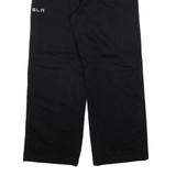 DICKIES Womens Trousers Black Relaxed Straight W30 L27