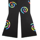 Womens Trousers Black Regular Flared W28 L32