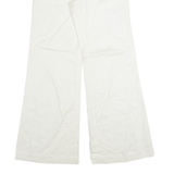 MARC CAIN Womens Trousers White Regular Flared W28 L32