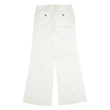 MARC CAIN Womens Trousers White Regular Flared W28 L32