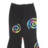 Womens Trousers Black Regular Flared W28 L28