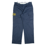 HAUG Cargo Mens Trousers Blue Regular Straight W32 L30