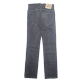 LEVI'S 511 Jeans Mens Grey Slim Straight 90s Stone Wash W26 L31