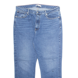 TOMMY HILFIGER Mens Jeans Blue Slim Tapered Stone Wash W34 L26